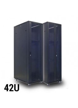 42 U Cabinet ,6 way PDU , with Cooling Fan-4, Front side Glass Door