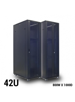 32 U Cabinet ,6 way PDU , with Cooling Fan, Front side Glass Door